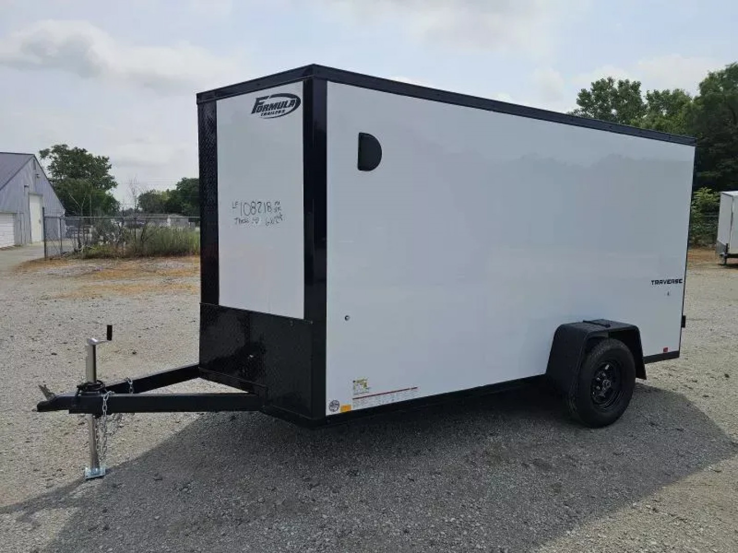 New 2025 Formula Trailers 2025 6X12 6' TALL Cargo / Enclosed Trailer RAMP DOOR 080 EXTERIOR BLACKOUT Cargo / Enclosed Trailer
