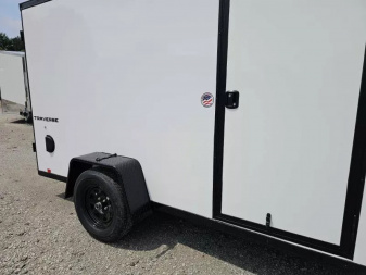 New 2025 Formula Trailers 2025 6X12 6' TALL Cargo / Enclosed Trailer RAMP DOOR 080 EXTERIOR BLACKOUT Cargo / Enclosed Trailer