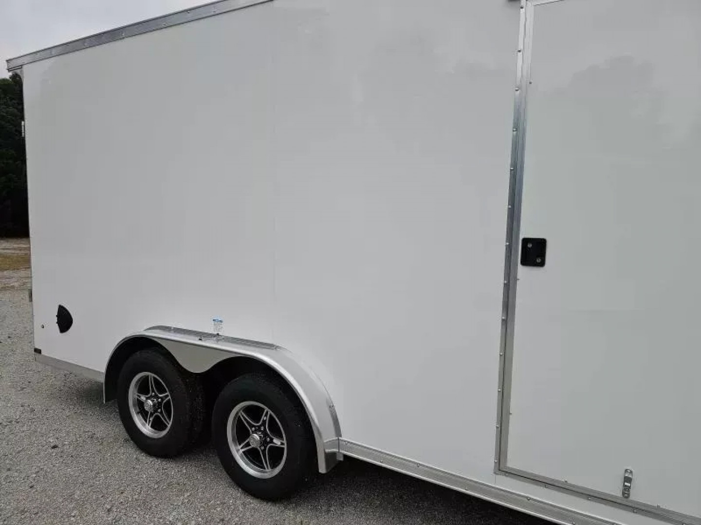 New 2026 US Cargo 7.5X16 7' TALL 080 POLYCOR SCREWLESS ALUMINUM WHEELS SXS UTV GOLF CART ATV Cargo / Enclosed Trailer