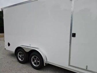 New 2026 US Cargo 7.5X16 7' TALL 080 POLYCOR SCREWLESS ALUMINUM WHEELS SXS UTV GOLF CART ATV Cargo / Enclosed Trailer