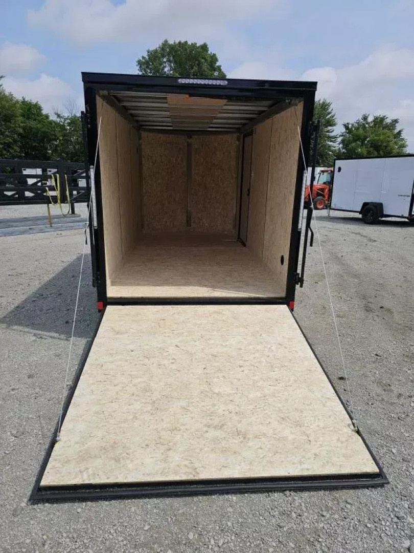 New 2025 Formula Trailers 2025 6X12 6' TALL Cargo / Enclosed Trailer RAMP DOOR 080 EXTERIOR BLACKOUT Cargo / Enclosed Trailer