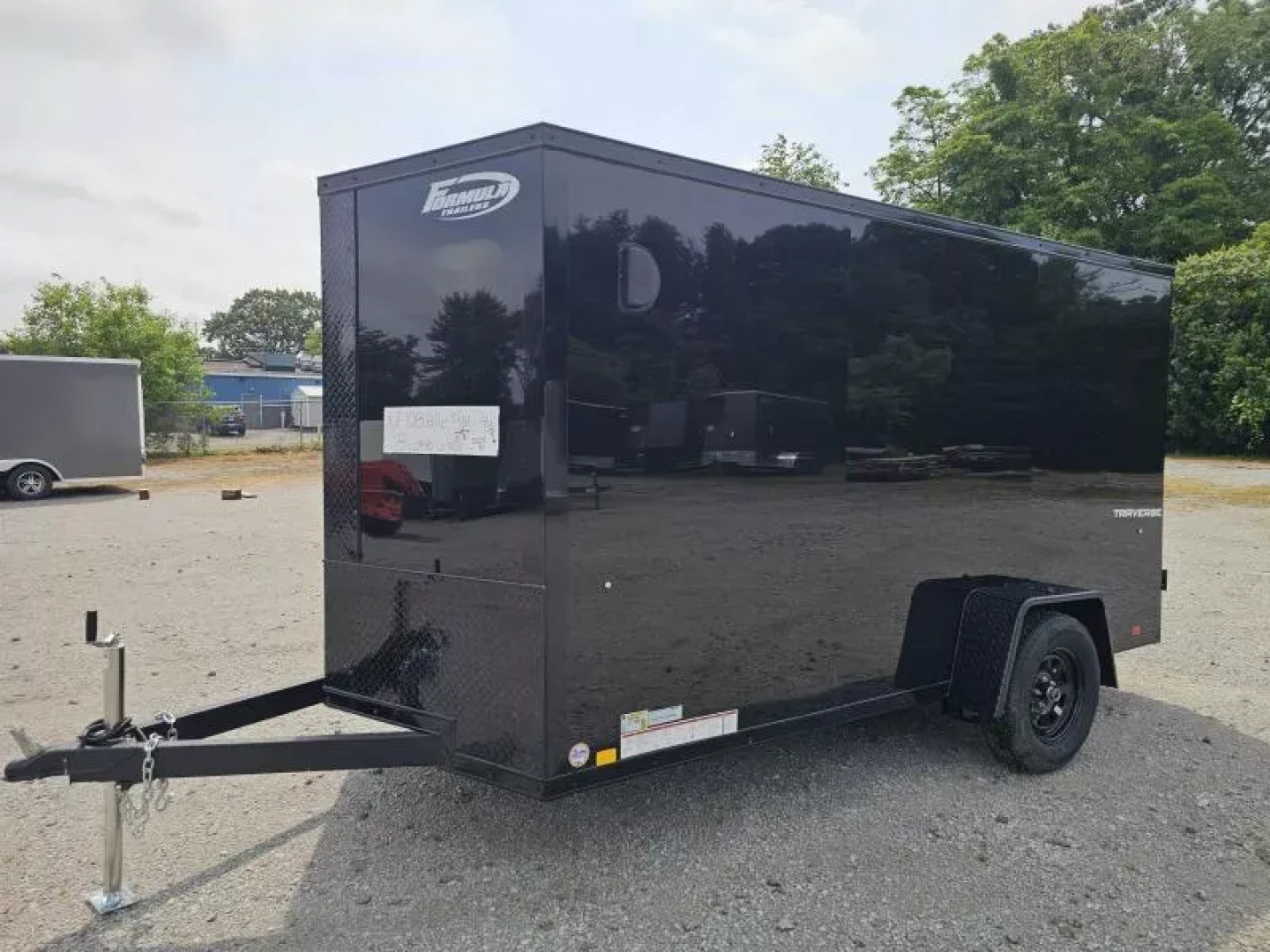 New 2025 Formula Trailers 2025 6X12 6' TALL Cargo / Enclosed Trailer RAMP DOOR 080 EXTERIOR BLACKOUT Cargo / Enclosed Trailer