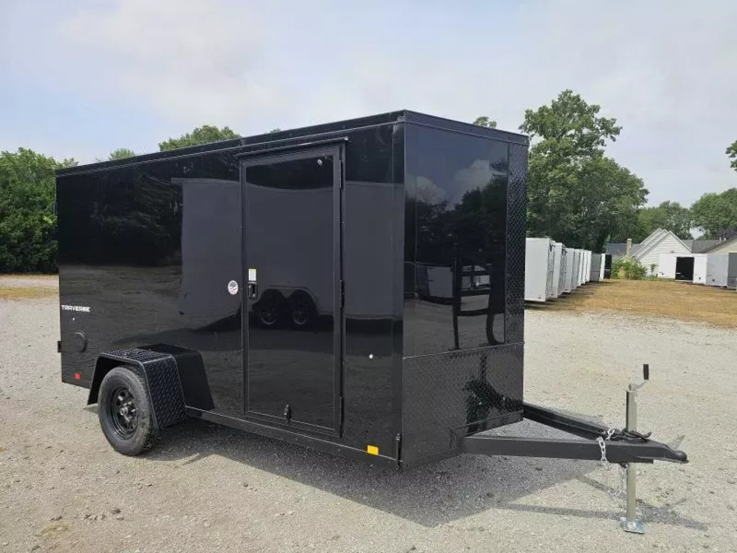 New 2025 Formula Trailers 2025 6X12 6' TALL Cargo / Enclosed Trailer RAMP DOOR 080 EXTERIOR BLACKOUT Cargo / Enclosed Trailer