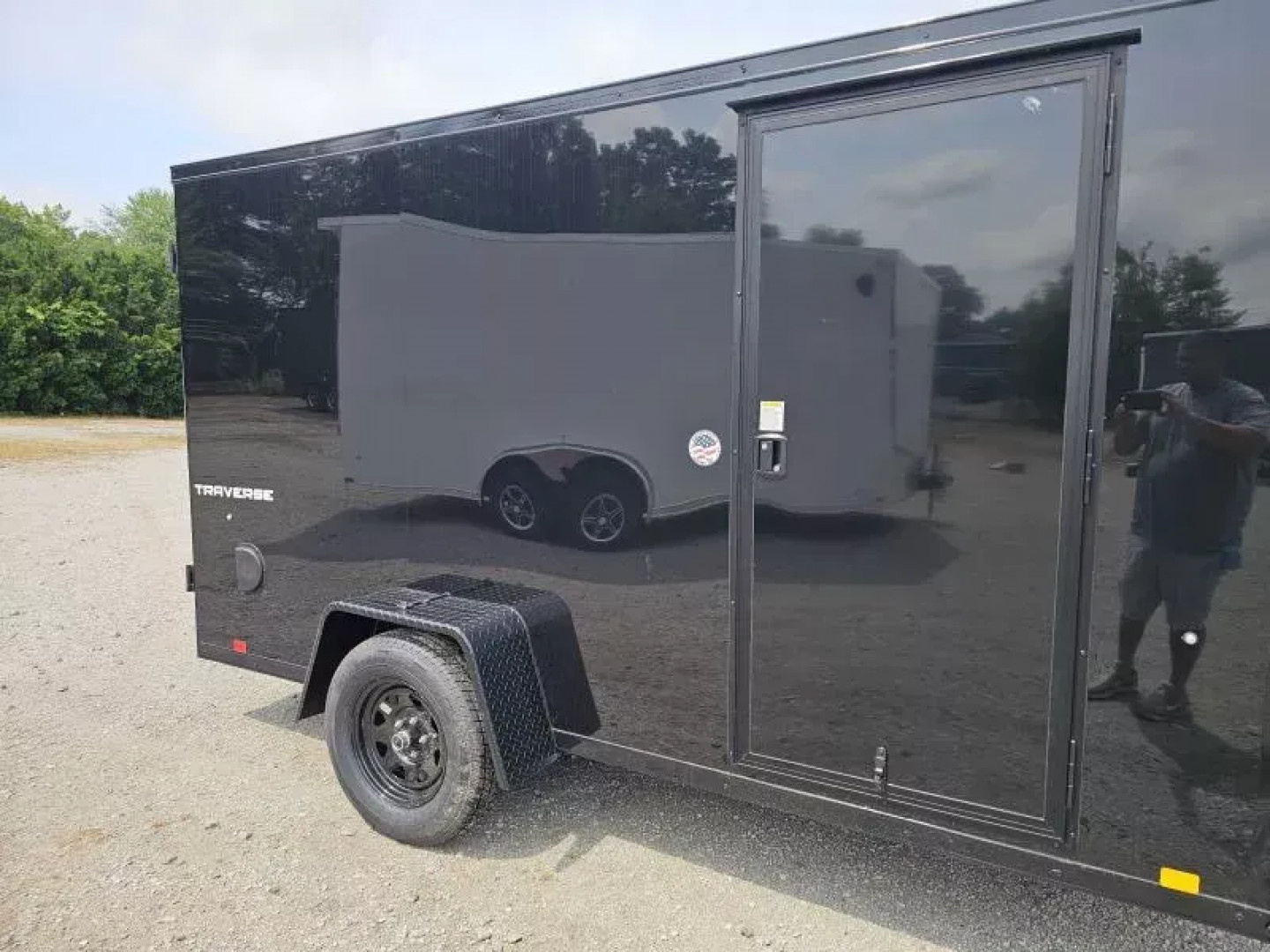 New 2025 Formula Trailers 2025 6X12 6' TALL Cargo / Enclosed Trailer RAMP DOOR 080 EXTERIOR BLACKOUT Cargo / Enclosed Trailer