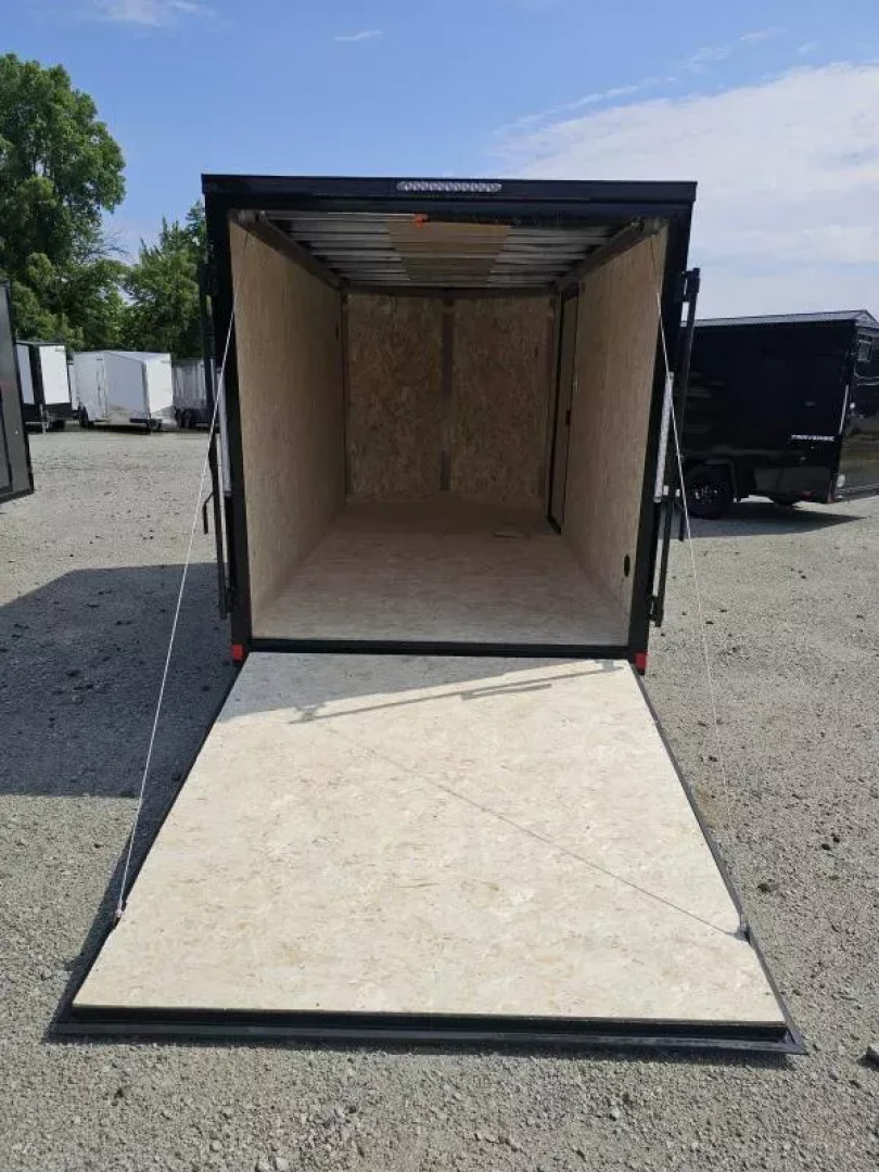 New 2025 Formula Trailers 2025 6X12 6' TALL Cargo / Enclosed Trailer RAMP DOOR 080 EXTERIOR BLACKOUT Cargo / Enclosed Trailer