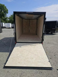 New 2025 Formula Trailers 2025 6X12 6' TALL Cargo / Enclosed Trailer RAMP DOOR 080 EXTERIOR BLACKOUT Cargo / Enclosed Trailer
