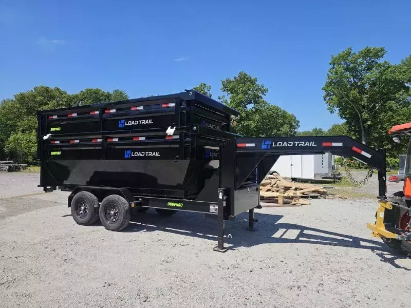 New 2024 LOAD TRAIL 14' Tandem Axle GOOSENECK DUMP BIN PACKAGE!!! BRAND NEW!!