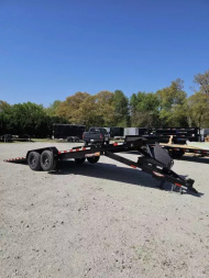 New 2025 H & H Trailers 82X24 FULL TILT CAR HAULER EQUIPMENT 14K GVWR Car Hauler