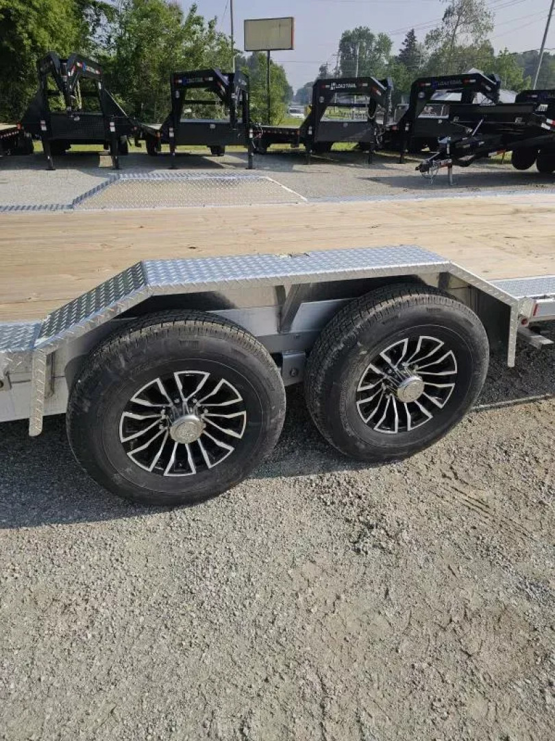 New 2025 102X24 ALUMINUM FULL TILT CAR HAULER SXS UTV H AND H Car Hauler