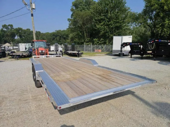 New 2025 102X24 ALUMINUM FULL TILT CAR HAULER SXS UTV H AND H Car Hauler