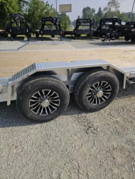 New 2025 102X24 ALUMINUM FULL TILT CAR HAULER SXS UTV H AND H Car Hauler