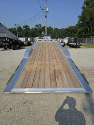 New 2025 102X24 ALUMINUM FULL TILT CAR HAULER SXS UTV H AND H Car Hauler