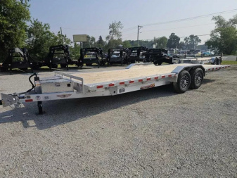 New 2025 102X24 ALUMINUM FULL TILT CAR HAULER SXS UTV H AND H Car Hauler