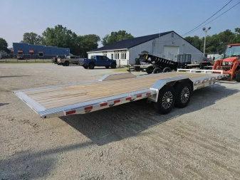 New 2025 102X24 ALUMINUM FULL TILT CAR HAULER SXS UTV H AND H Car Hauler