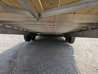 New 2025 102X24 ALUMINUM FULL TILT CAR HAULER SXS UTV H AND H Car Hauler
