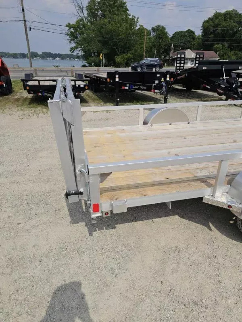 New 2025 ALUMINUM 76" X12' RAIL SIDE UTILITY TRAILER Utility Trailer