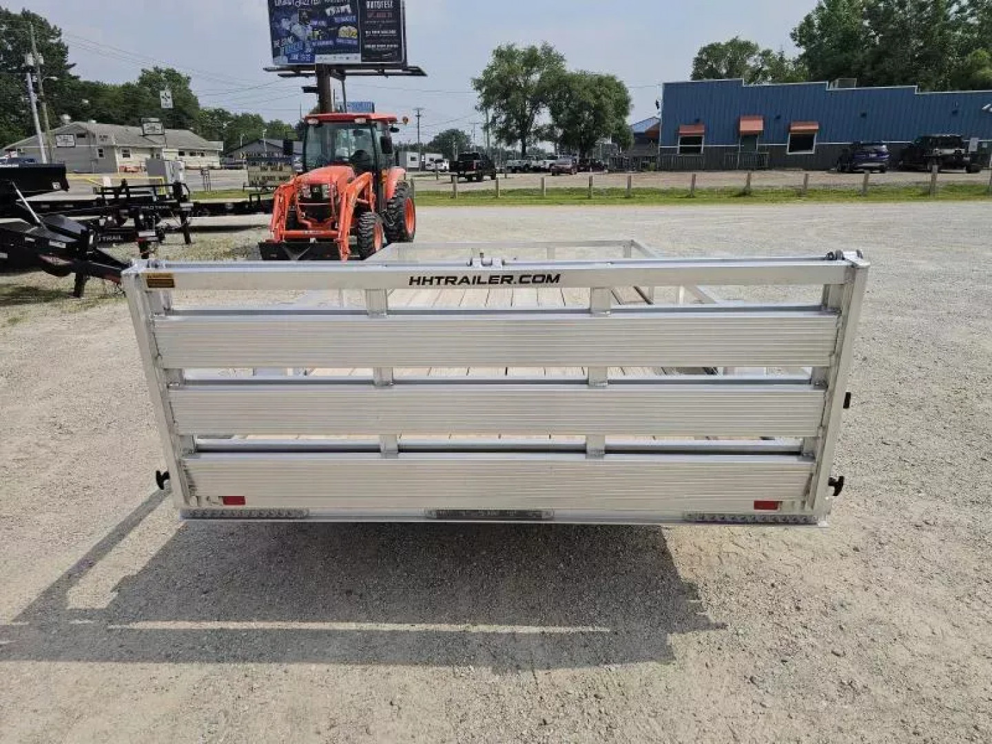 New 2025 ALUMINUM 76" X12' RAIL SIDE UTILITY TRAILER Utility Trailer