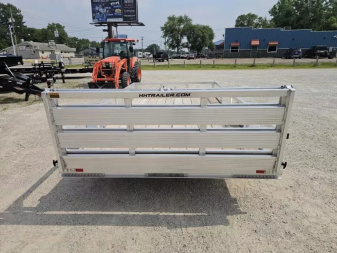 New 2025 ALUMINUM 76" X12' RAIL SIDE UTILITY TRAILER Utility Trailer