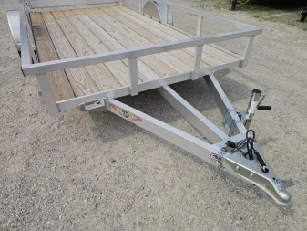 New 2025 ALUMINUM 76" X12' RAIL SIDE UTILITY TRAILER Utility Trailer