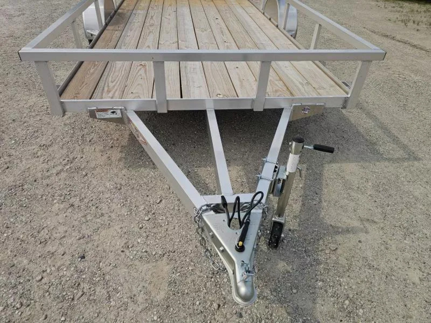 New 2025 ALUMINUM 76" X12' RAIL SIDE UTILITY TRAILER Utility Trailer
