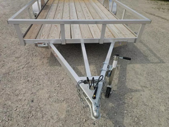 New 2025 ALUMINUM 76" X12' RAIL SIDE UTILITY TRAILER Utility Trailer