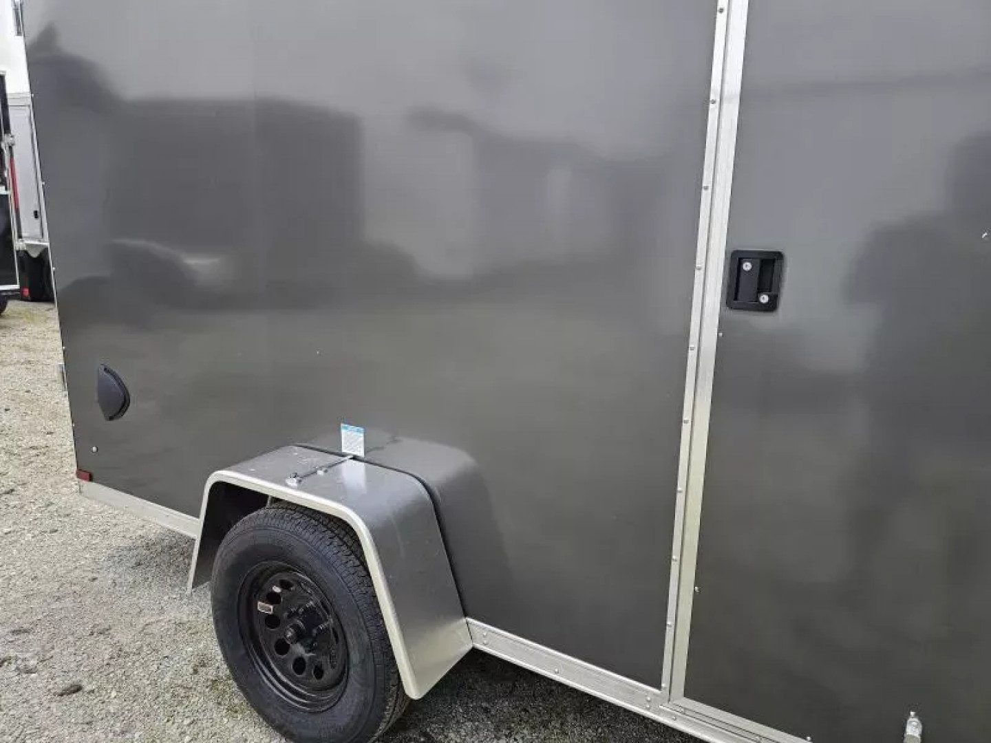 New 2025 US Cargo 6X12 7' TALL RAMP DOOR 080 POLYCORE SCREWLESS  Cargo / Enclosed Trailer