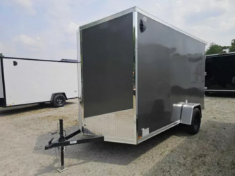 New 2025 US Cargo 6X12 7' TALL RAMP DOOR 080 POLYCORE SCREWLESS  Cargo / Enclosed Trailer