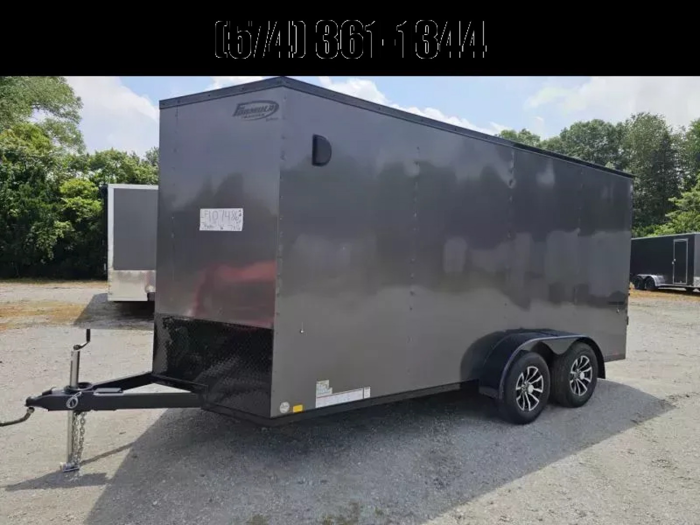 New 2025 FORMULA 7X16 7' TALL Enclosed Cargo Trailer RAMP DOOR DRINGS SXS UTV GOLF CART