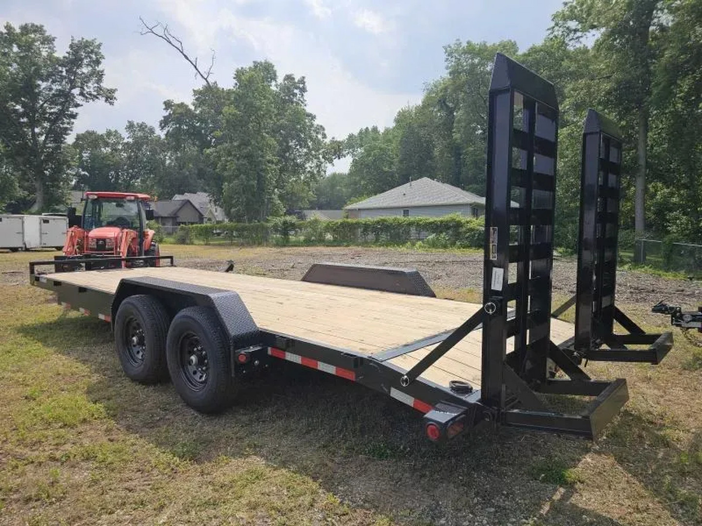 New 2025 BRAND NEW 83" x 22' LOAD TRAIL Tandem Axle Carhauler EQUIPMENT TRAILER 14K GVWR
