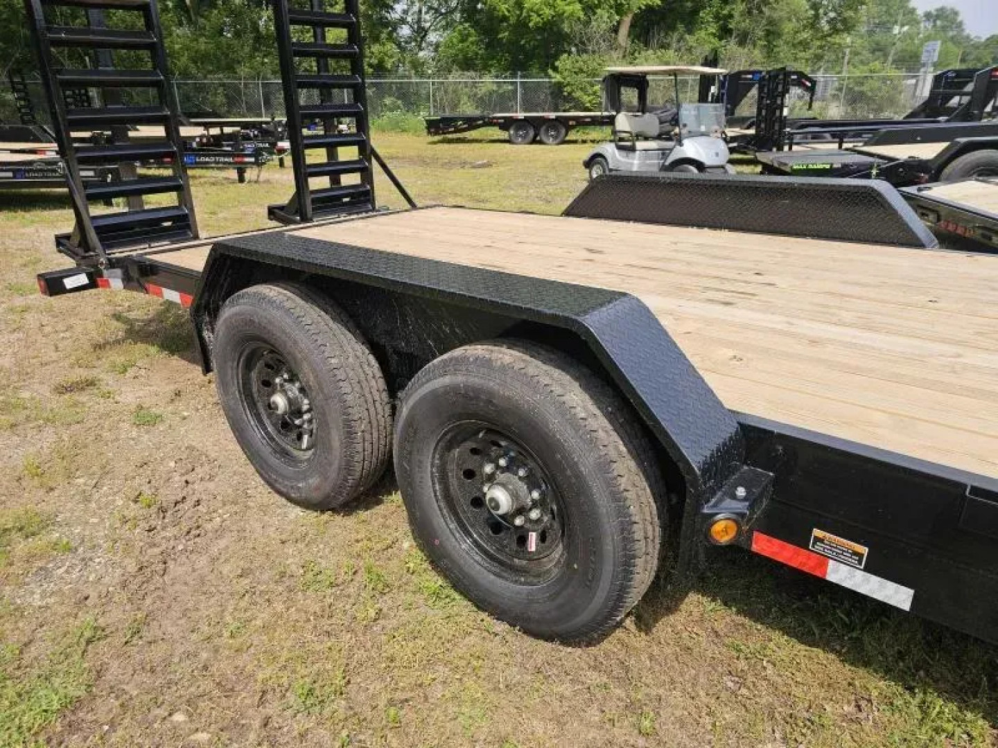 New 2025 BRAND NEW 83" x 22' LOAD TRAIL Tandem Axle Carhauler EQUIPMENT TRAILER 14K GVWR