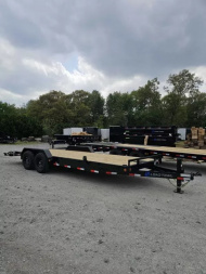 New 2025 BRAND NEW 83  x 22' LOAD TRAIL Tandem Axle Carhauler EQUIPMENT TRAILER 14K GVWR