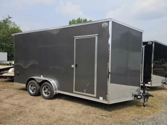 New 2025 US Cargo 7.5X16 7'6 TALL 080 POLYCOR SCREWLESS ALUMINUM WHEELS SXS UTV GOLF CART ATV Cargo / Enclosed Trailer