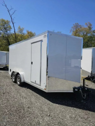 New 2025 US Cargo 7.5X16 7' TALL 080 POLYCOR SCREWLESS ALUMINUM WHEELS SXS UTV GOLF CART ATV Cargo / Enclosed Trailer