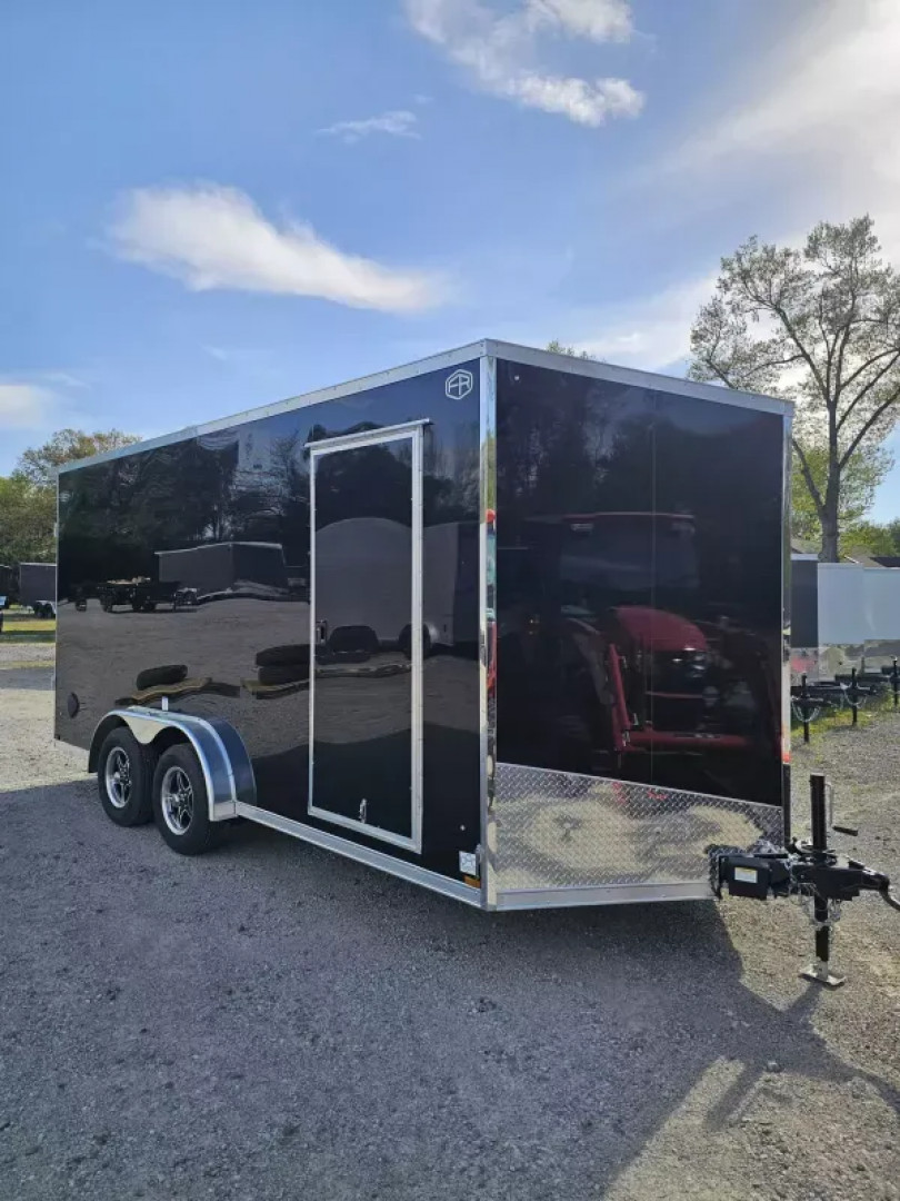 New 2025 US Cargo 7.5X16 7' TALL 080 POLYCOR SCREWLESS ALUMINUM WHEELS SXS UTV GOLF CART ATV Cargo / Enclosed Trailer