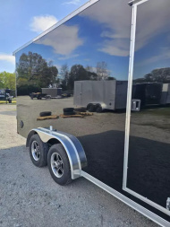 New 2025 US Cargo 7.5X16 7' TALL 080 POLYCOR SCREWLESS ALUMINUM WHEELS SXS UTV GOLF CART ATV Cargo / Enclosed Trailer