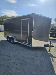 New 2025 US Cargo 7.5X16 7' TALL 080 POLYCOR SCREWLESS ALUMINUM WHEELS SXS UTV GOLF CART ATV Cargo / Enclosed Trailer