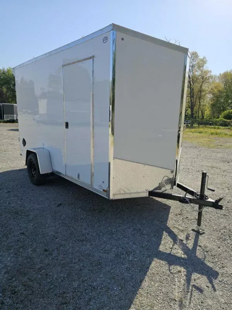 New 2025 US Cargo 6X12 7' TALL RAMP DOOR 080 POLYCORE SCREWLESS  Cargo / Enclosed Trailer