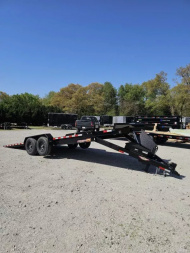 New 2025 H & H Trailers 82X24 FULL TILT CAR HAULER EQUIPMENT 14K GVWR Car Hauler