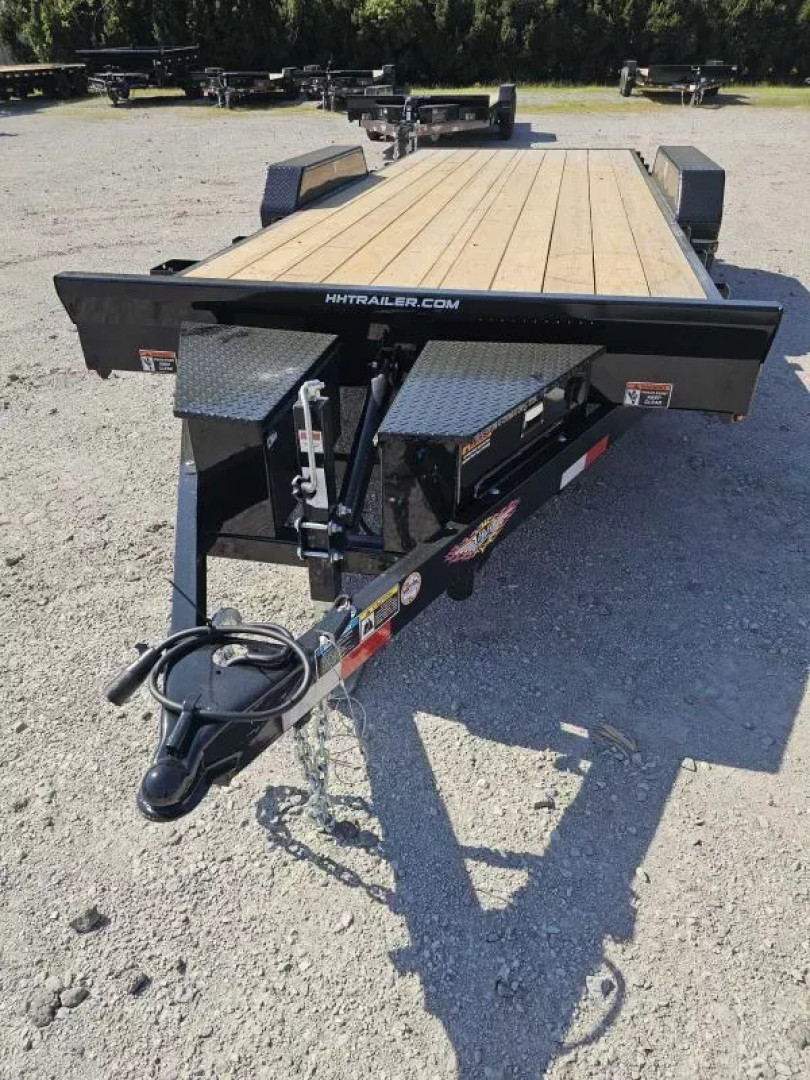 New 2025 H & H Trailers 82X20 FULL TILT CAR HAULER EQUIPMENT 9900 GVWR Car Hauler
