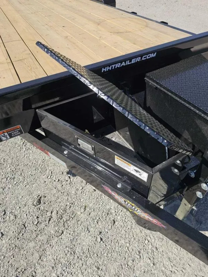 New 2025 H & H Trailers 82X20 FULL TILT CAR HAULER EQUIPMENT 9900 GVWR Car Hauler