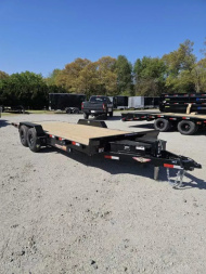 New 2025 H & H Trailers 82X20 FULL TILT CAR HAULER EQUIPMENT 9900 GVWR Car Hauler