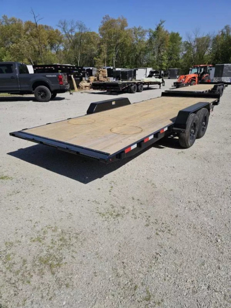 New 2025 H & H Trailers 82X20 FULL TILT CAR HAULER EQUIPMENT 9900 GVWR Car Hauler