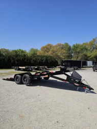 New 2025 H & H Trailers 82X20 FULL TILT CAR HAULER EQUIPMENT 9900 GVWR Car Hauler