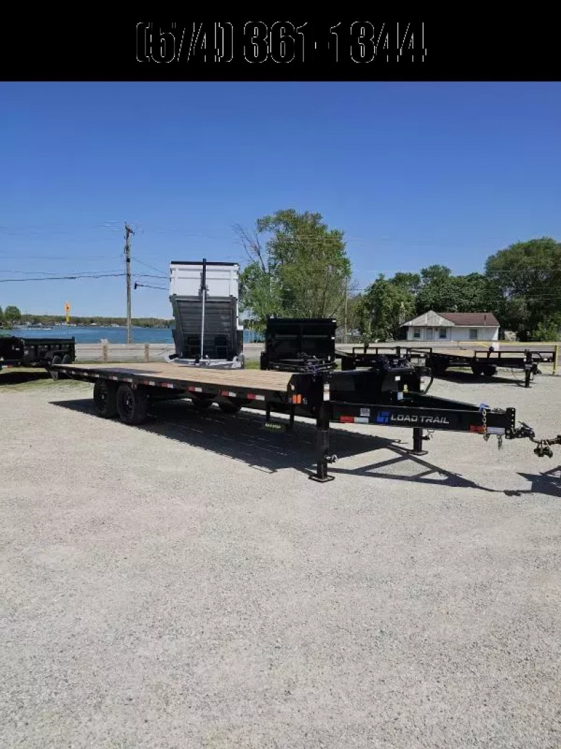 New 2025 Load Trail BRAND NEW 102" x 24' Deck Over 14K GVWR 8" FRAME HEAVY DUTY   Deckover Trailer