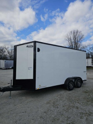 New 2025 Formula Trailers 7X16 90" INSIDE 86" OPENING  SXS UTV  GOLF CART Cargo / Enclosed Trailer