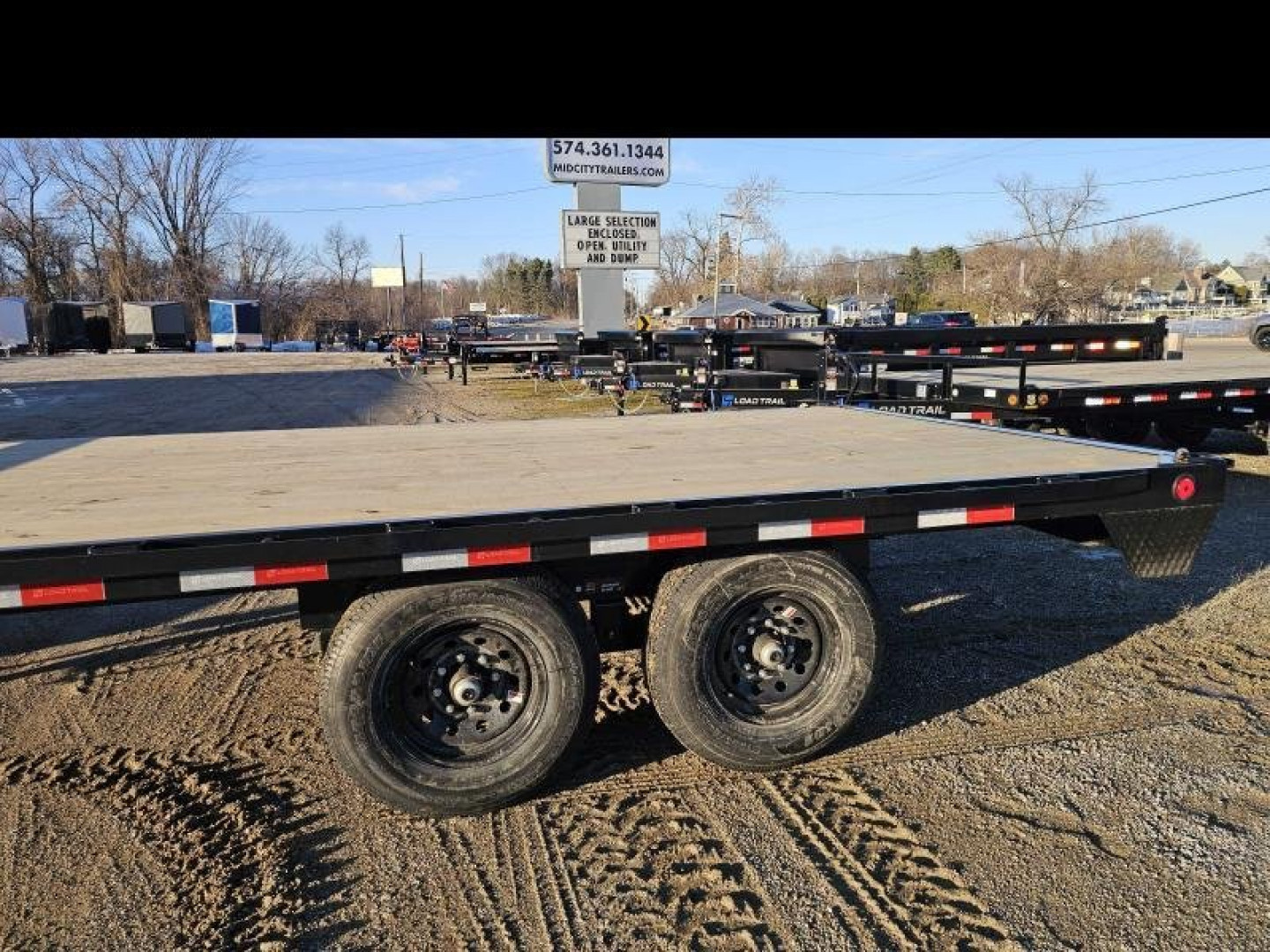 New 2025 Load Trail BRAND NEW 102" x 16' Deck Over 14K GVWR  Deckover Trailer