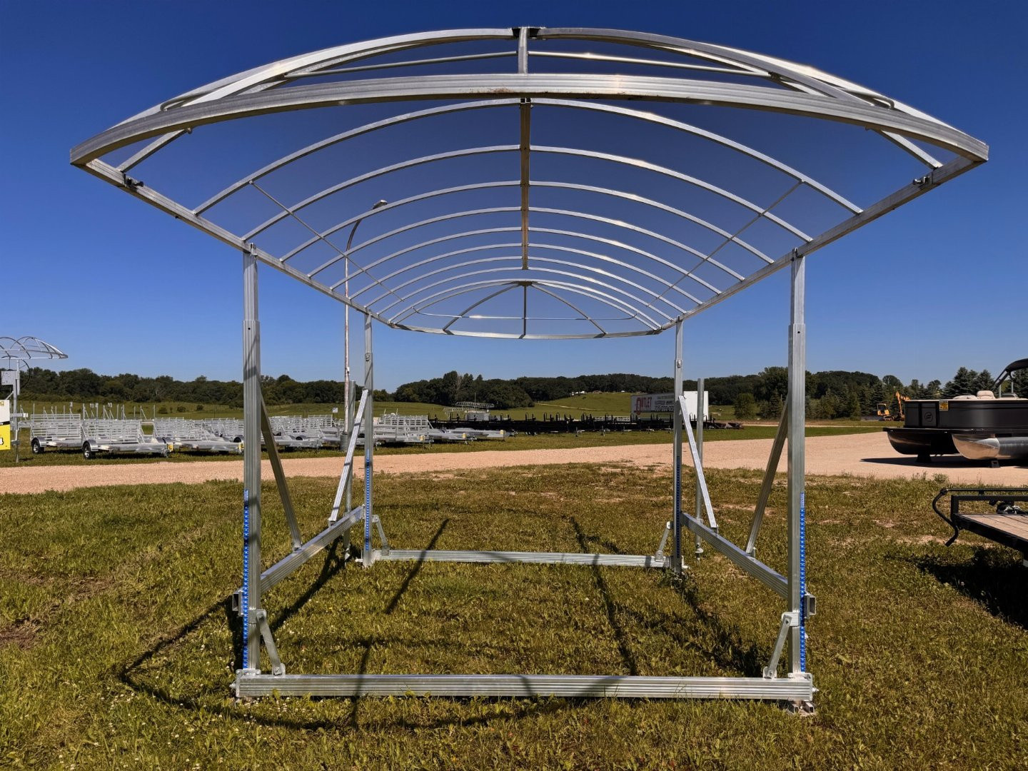 New JB LUND FREE-STANDING FRAME w/24' x 120" FABRIC CANOPY