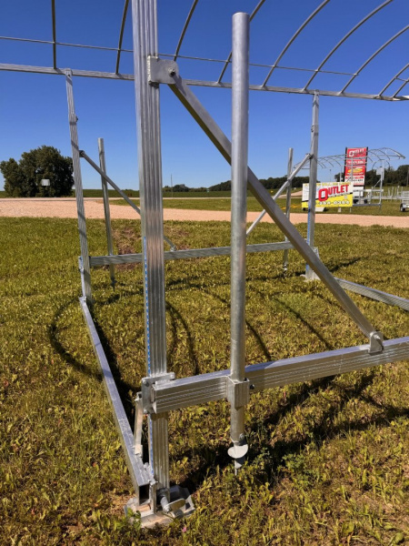 New JB LUND FREE-STANDING FRAME w/24' x 120" FABRIC CANOPY