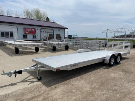New 2026 78 x22' SLEDBED ALUMINUM TANDEM UTILITY TRAILER by JB LUND **FREE TIEDOWN KIT**