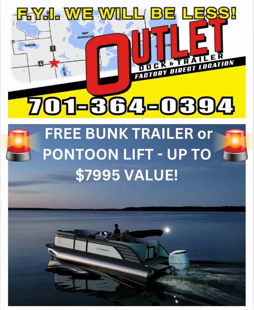 New 2024 FLAGSHIP D20LS w/SUZUKI DF115 **FREE JB Lund Bunk Trailer or Vertical Lift w/Purchase -- Up to a $7495 Value!!